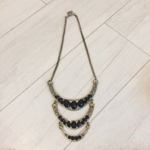 Costume Necklace Gold/Black